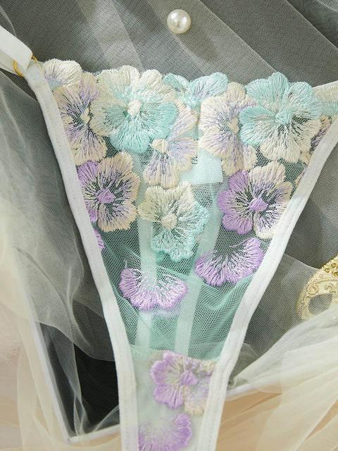 Fancy Lingerie Sexy Delicate Underwear Lace Embroidery